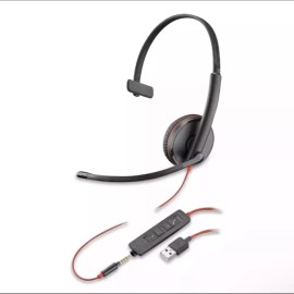 Polycom Poly Blackwire C3215 Headset - Mono - (3.5mm) USB Type A (209746-101)