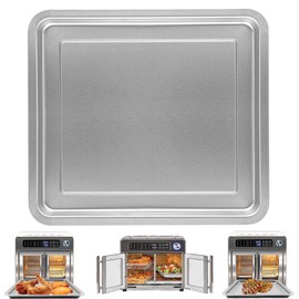 GWYSY Air Fryer Replacement Parts for Emeril Lagasse 26 QT Extra Large Air Fryer, 12.2''×11.2'' Stainless Steel Air Fryer Tray Grill Pan Accessories Grill Plate Crisper Plate Rack