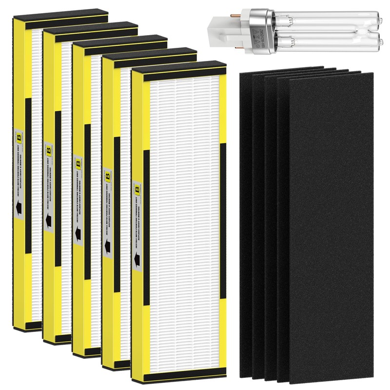 FMDZFL 5 Pack FLT4825 True HEPA Filter B Replacement &