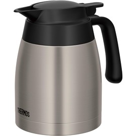 Thermos Stainless Steel Pot 1L, Stainless Matte, Thermal Insulation Pitcher, Tabletop Pot, Thermos Flask Structure, Keeps Hot and Cold, TTB-1001 SMT