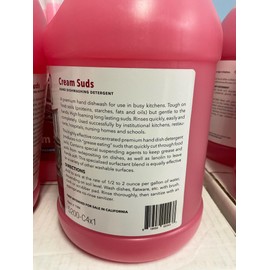 CUI Inc Pink Suds by Capital Fresh Hand Dishwashing Detergent, 1 Gallon