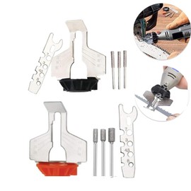 Chainsaw Sharpening Set Polishing Tool Kit Sanding Tools Set Polishing Attachment File Kit for Sharpening Electric Polishing Accessories Hand Sharpener Grinding Tool Drill Polishing Accessories (2
