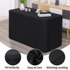 TC LUDUAN 24 x 48 inch Rectangle Fitted Open Back