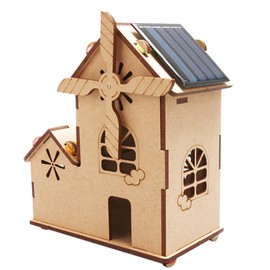 moire imports Craft Kit, Elementary School, Handmade Kit, Free Research, Solar, Lower School, Summer Holiday (Wood-Style)