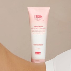 ISDIN Woman Antiestrías Crema para Prevenir y Atenuar las Estrías (embarazadas, deportistas, dietas, adolescentes) - 250 ml