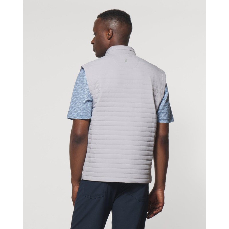 johnnie-O Crosswind Quilted Performance Vest Seal/S