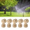 5PCS G1/2in Female Thread Brass Deck Jet Nozzles Durable Waterscape