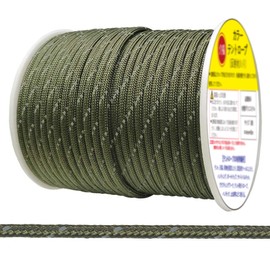 Tent Rope, Reflective Material, Length 166.3 ft (50 m), Diameter 0.2 inches (4 mm), Bobbin Wrap, Tent Rope, Paracord, Tension Rope, Survival, Outdoor, Camping, Guy Line, Tent Fixing, Multi-functional,