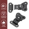 sourcing map 4Pcs Butterfly Twist Latch, 1.97 Inch Alloy Spring