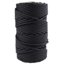 GOLBERG Mil-C-5040H Mil-Spec Type III (7 Strand) and Type IV (11 Strand) Paracord - (550Lb, 200 Feet, Black)