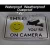 Joffreg Smile You're on Camera,Video Surveillance Sign,UV Protected,Fade Resistant,Indoor Or