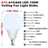 E12 100W Equivalent LED Candelabra Bulbs, E12 A19 A60 LED