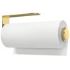 theaoo Paper Towel Holder Under Cabinet, One-Hand Tear, Wall Mount,