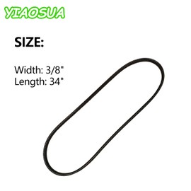 (3L-34) 954-04259A Lawn Mower Drive Belt for MTD Cub Cadet Troy Bilt 754-04259 754-04259A 954-04259 SC 700 SP21 TB200 Self propelled Walk behinds Mower