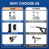 JUBEST Heavy Duty Gate Corner Brace Bracket, Anti Sag Gate