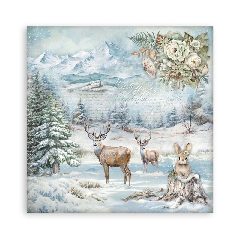 Stamperia SBBSXB16 Scrapbook Pad, Multicoloured, 20.3 cm x 20.3 cm