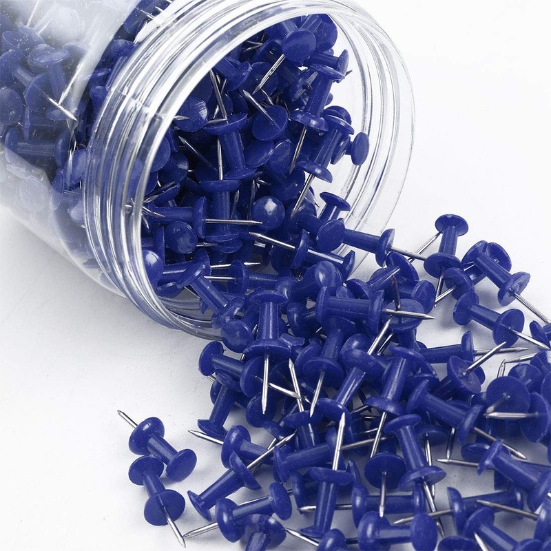 sourcing map 500 Pcs 3/8 Inch Map Push Pins Thumb