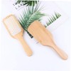 Ipetboom 2pcs Wooden Scalp Massage Comb Hair Combs Detangler Brush