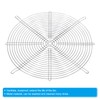 PATIKIL 300mm Fan Finger Grill, 2 Pack Metal Grill Protector