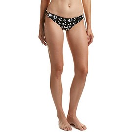 Dolce Vita Women's Punk Zulu Loop Tie Side Hipster Bikini Bottom Black M