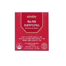 Eluvy Menoracto Probiotics 450mg 30 capsules (3) / 엘루비 메노락토 프로바이오틱스 450mg 30캡슐 3개