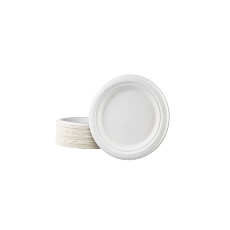 Love Nature Ecological Disposable Plate Set Round 17.5 cm Pack