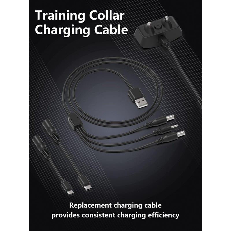 Mjwbxseh Replacement Shock Collar Charger, E Collar Charger for Bousnic