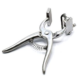 AAProTools Veterinary Tattoo Pliers Positive Permanent Livestock Identification Heavy Duty Construction Interchangeable