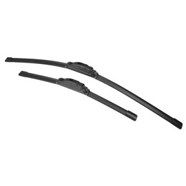 X AUTOHAUX 2pcs 26"+16" Silicone Front Windshield Wiper Blade for Honda Vezel 2015-2017 Windscreen Wiper OE Replacement Set All-Seasons J/U Hook