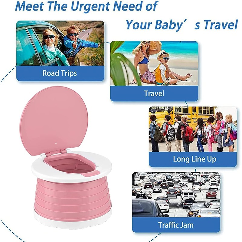 portable, foldable potty seat for toddler, Training Toilet Seat Emergency