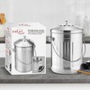ENLOY Compost Bin for Kitchen Countertop, 1.3 Gallon Stainless Steel