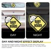 Anyhut 2 PCS Baby On Board Sticker, Baby On Board