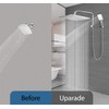 HOMVIVA® All Solid Metal 3-Way Shower Arm Diverter Valve with