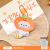 4Pcs Cute Animal Keychains Set - Tiyaki Cat, Capybara &