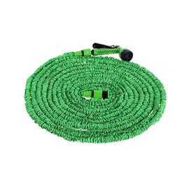 25-200 pies Manguera de jardín expandible Manguera flexible Manguera flexible para lavado de automóviles Mangueras de plástico Tubo con pistola de roc