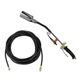 TITUS Push-Start Propane Weed Torch High Output Wood Ice Snow Roofing Road