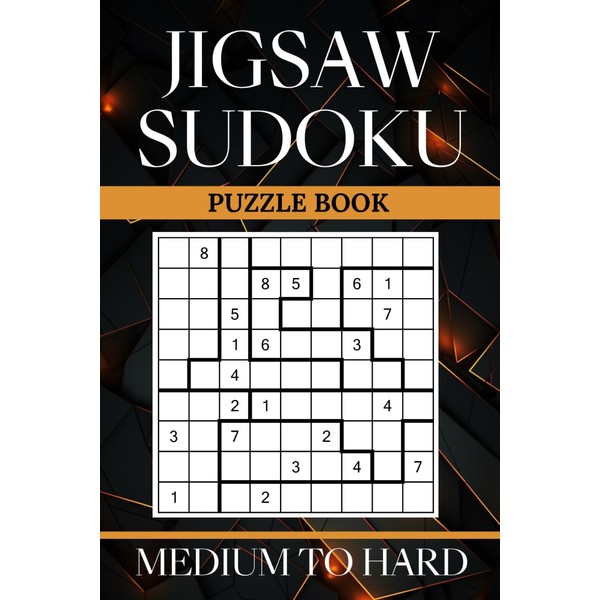 Jigsaw Sudoku Puzzle Book: 200 Medium to Hard Irregular Sudoku