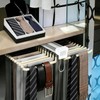 22 Arms Steel Slide Out Pants Rack Closet Pants Hanger