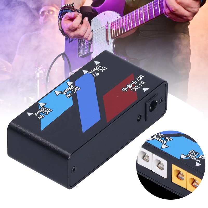 Pedal Power Supply Electric Guitar Effect Board Short Circuit Protection