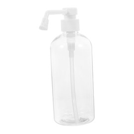 Gatuida 2pcs Refillable Pump Shampoo and Lotion Bottle Transparent Dispenser for Easy Monitoring of Remaining Amount for Daily Use