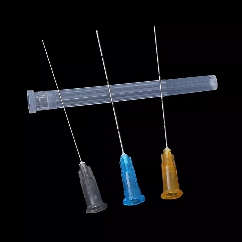 10 Piezas Canula Relleno Facial Punta Roma