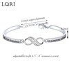LQRI Best Friend Infinity Bracelet Long Distance Friendship Gift A