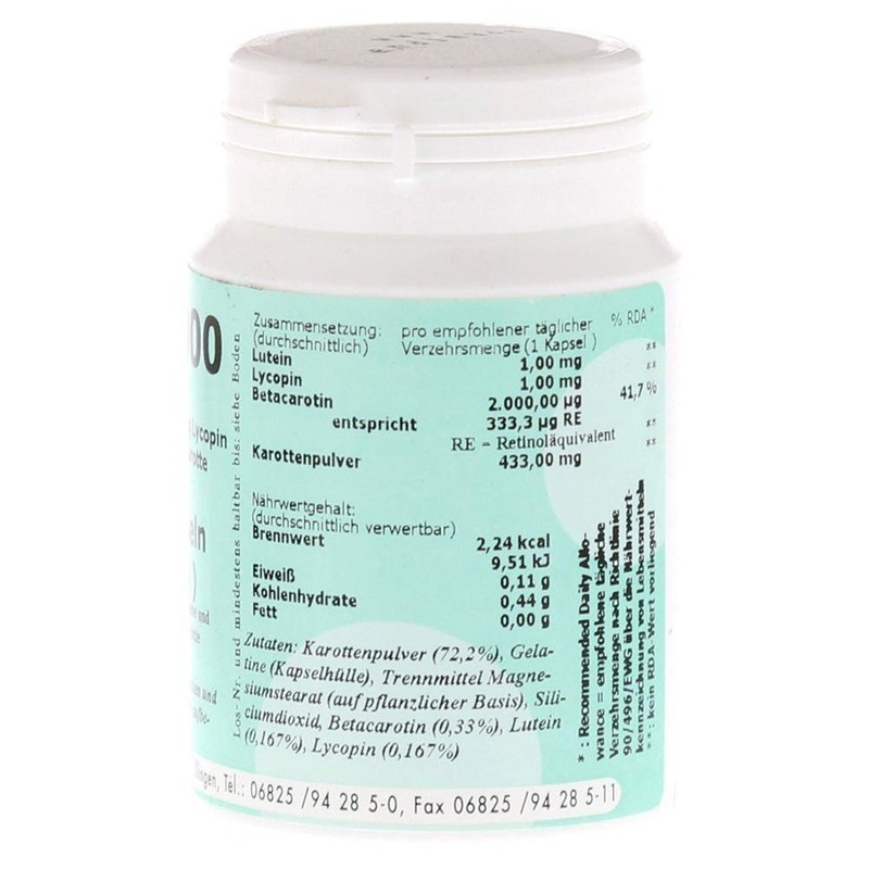 Beta Carotene 2000 Capsules