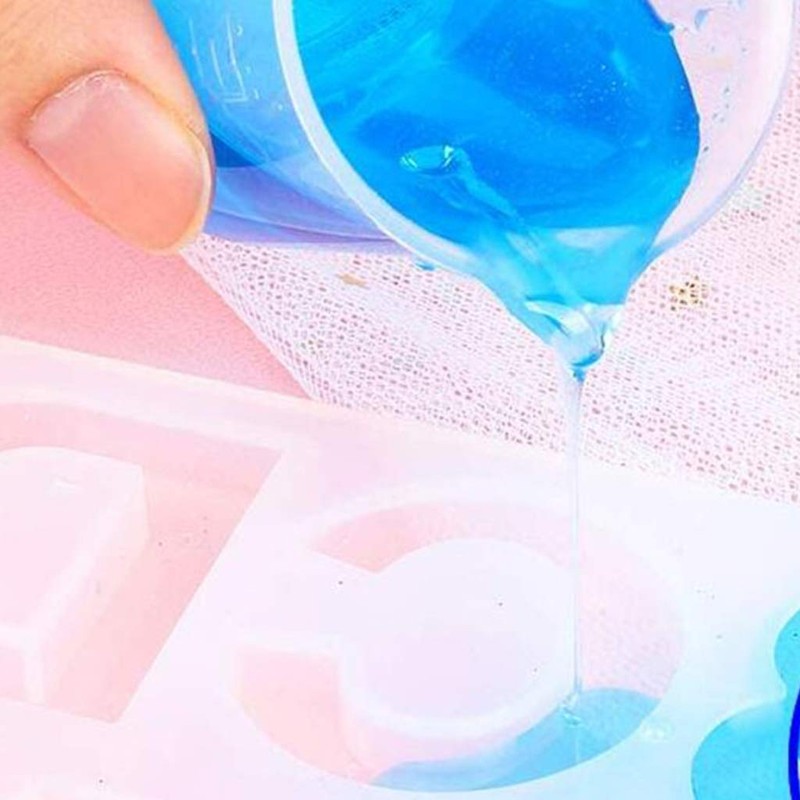 Saccgt 10Pcs 30ml Silicone Measuring Cup