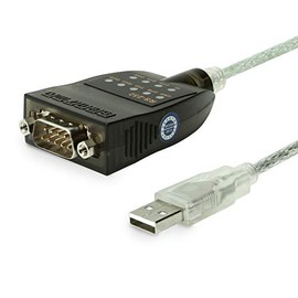 Gearmo USB to RS-232 Serial Adapter w/LED Indicators Windows 10 Support