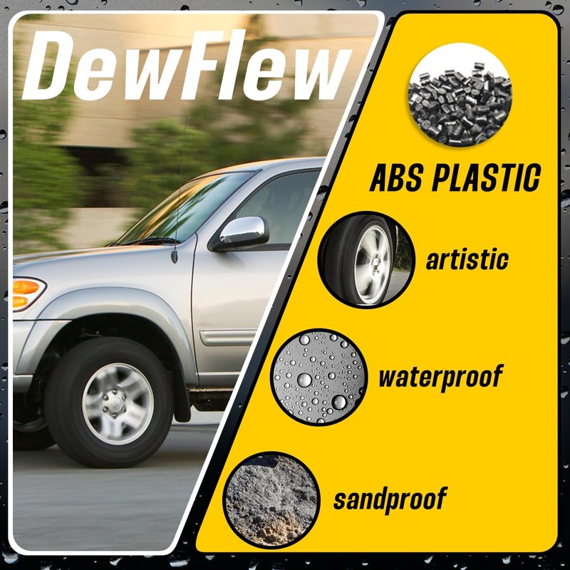 DewFlew 4Pcs Wheel Center Cap for 2001-02 Sequoia 2001-04 Tacoma
