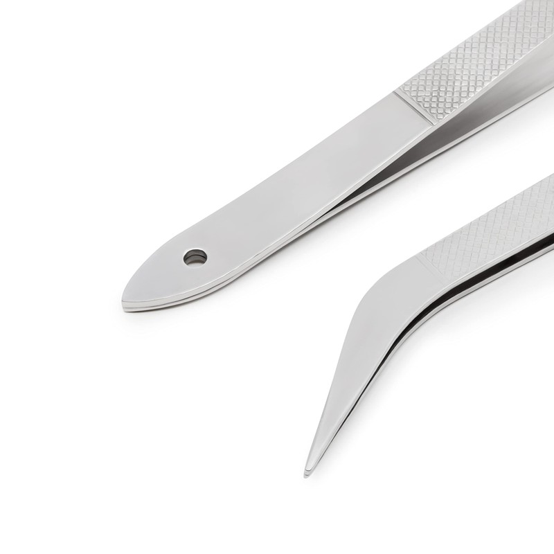Dritz 918 Serger Tweezers, Silver, 5 inches