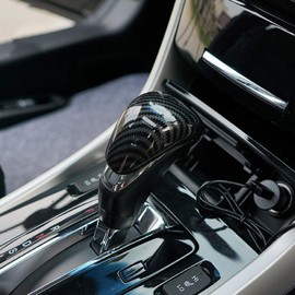 ruihe Carbon Fiber Color Interior Gear Shift Knob Decorator Cover Fit for Honda Accord 2013 2014 2015 2016 2017