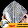 Double Bubble Reflective Foil Insulation Tape, Self-Adhesive Ac Pipe Insulation