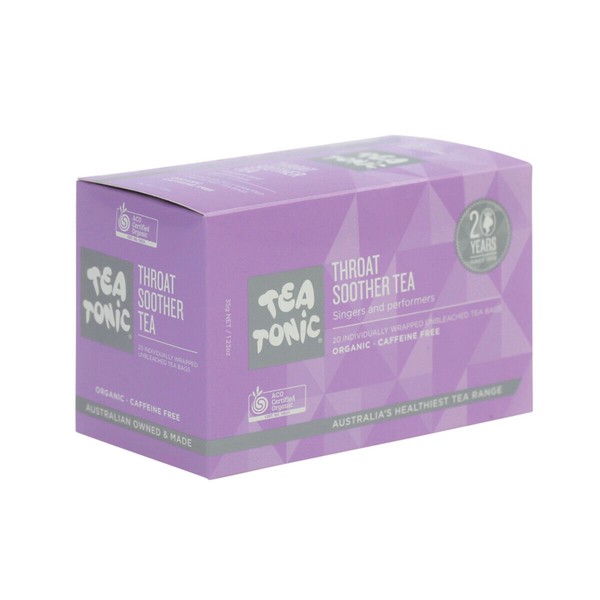 3 x 20 Tea bags TEA TONIC Throat Soother Tea (60 bags in total)